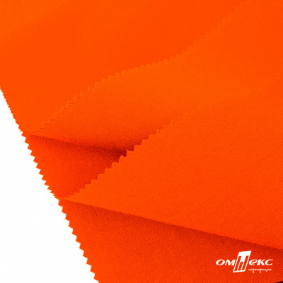 Ткань смесовая для спецодежды "Униформ" 17-1350, 200 гр/м2, шир.150 см, цвет люм.оранжевый - купить в Гатчине. Цена 138.73 руб.