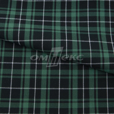 Ткань костюмная Клетка 25577, т.зеленый/зеленый./ч/бел, 230 г/м2, шир.150 см - купить в Гатчине. Цена 539.74 руб.