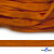 Шнур плетеный (плоский) d-12 мм, (уп.90+/-1м), 100% полиэстер, цв.267 - оранжевый - купить в Гатчине. Цена: 8.62 руб.