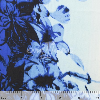 Плательная ткань "Фламенко" 19.1, 80 гр/м2, шир.150 см, принт растительный - купить в Гатчине. Цена 241.49 руб.