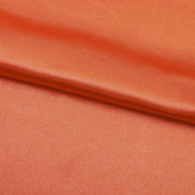 Поли креп-сатин 18-1445, 120 гр/м2, шир.150см, цвет оранжевый - купить в Гатчине. Цена 155.57 руб.