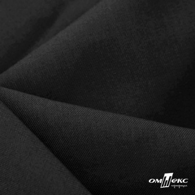 Ткань костюмная Зара, 92%P 8%S, BLACK, 200 г/м2, шир.150 см - купить в Гатчине. Цена 325.28 руб.