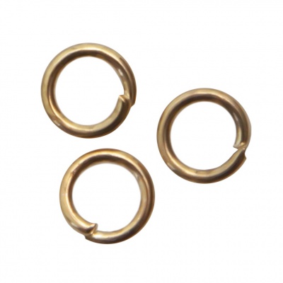 Кольцо  соединительное для бижутерии 4 мм, цв.-золото - купить в Гатчине. Цена: 0.41 руб.