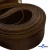 Регилиновая лента, шир.100мм, (уп.25 ярд), цв.- коричневый - купить в Гатчине. Цена: 694.13 руб.