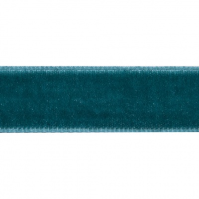 Лента бархатная нейлон, шир.12 мм, (упак. 45,7м), цв.65-изумруд - купить в Гатчине. Цена: 392 руб.
