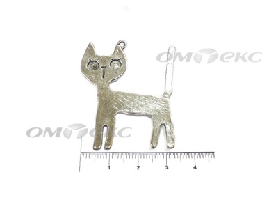 Декоративный элемент для творчества из металла "Кот" - купить в Гатчине. Цена: 13.33 руб.