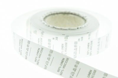 Состав и уход за тк. Linen 50%  Viscose 50%  1000шт - купить в Гатчине. Цена: 476.84 руб.