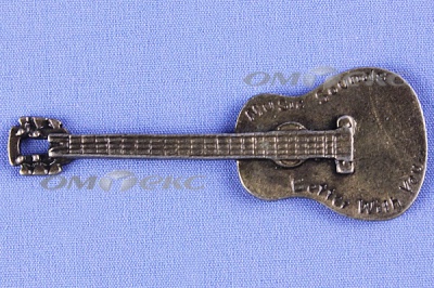 Декоративный элемент для творчества из металла "Гитара"  - купить в Гатчине. Цена: 19.99 руб.