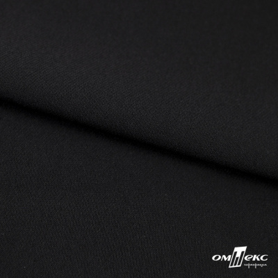Ткань костюмная 80% P, 16% R, 4% S, 220 г/м2, шир.150 см, цв-черный 1 - купить в Гатчине. Цена 400.22 руб.