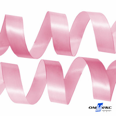 050-нежно-розовый Лента атласная упаковочная (В) 85+/-5гр/м2, шир.25 мм (1/2), 25+/-1 м - купить в Гатчине. Цена: 53.96 руб.