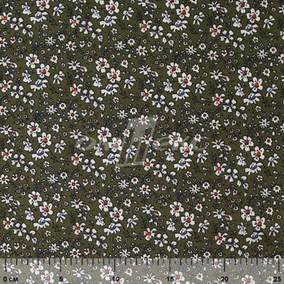 Плательная ткань "Фламенко" 11.2, 80 гр/м2, шир.150 см, принт растительный - купить в Гатчине. Цена 259.21 руб.