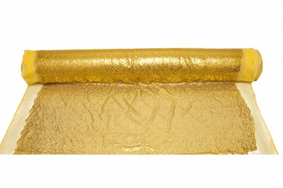 Сетка с пайетками №6, 188 гр/м2, шир.130см, цвет золото - купить в Гатчине. Цена 371.02 руб.