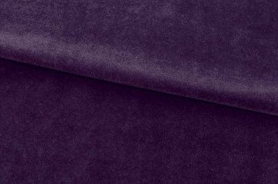 Бархат стрейч, 240 гр/м2, шир.160см, (2,4 м/кг), цвет 27/фиолет - купить в Гатчине. Цена 886.02 руб.