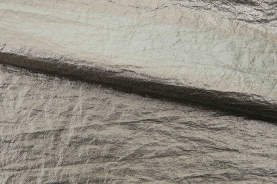 Текстильный материал "Диско"#1805 с покрытием РЕТ, 40гр/м2, 100% полиэстер, цв.6-тем.серебро - купить в Гатчине. Цена 412.36 руб.