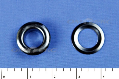 Люверсы металлические, блочка/кольцо, №5 (8 мм) упак.1000 шт- цв.никель - купить в Гатчине. Цена: 392 руб.