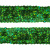 Тесьма с пайетками D4, шир. 20 мм/уп. 25+/-1 м, цвет зелёный - купить в Гатчине. Цена: 778.19 руб.