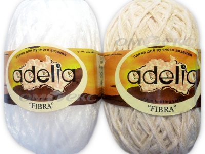Пряжа Adelia "Fibra", полиэстер 100%, 50 гр/200 м - купить в Гатчине. Цена: 34.67 руб.