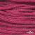Шнур плетеный d-6 мм, 70% хлопок 30% полиэстер, уп.90+/-1 м, цв.1068-фуксия - купить в Гатчине. Цена: 588 руб.