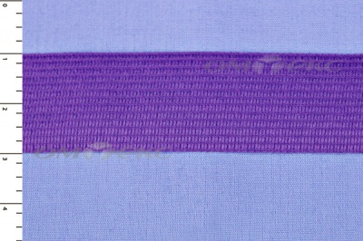 Окантовочная тесьма №0225, шир. 22 мм (в упак. 100 м), цвет фиолет - купить в Гатчине. Цена: 271.60 руб.