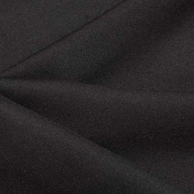 Ткань костюмная 21010 2044, 225 гр/м2, шир.150см, цвет черный - купить в Гатчине. Цена 390.73 руб.