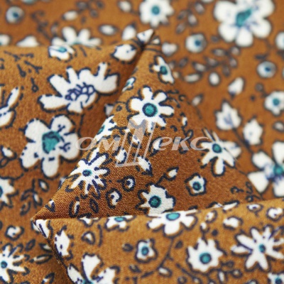 Плательная ткань "Фламенко" 11.1, 80 гр/м2, шир.150 см, принт растительный - купить в Гатчине. Цена 239.03 руб.
