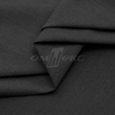 Сорочечная ткань "Ассет", 120 гр/м2, шир.150см, цвет чёрный - купить в Гатчине. Цена 251.41 руб.