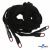 Шнурки #106-01, плоские 130 см, декор.наконечник, цв.чёрный - купить в Гатчине. Цена: 43.98 руб.
