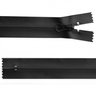 Молния водонепроницаемая PVC Т-7, 20 см, неразъемная, цвет чёрный - купить в Гатчине. Цена: 21.56 руб.