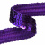 Тесьма с пайетками 12, шир. 20 мм/уп. 25+/-1 м, цвет фиолет - купить в Гатчине. Цена: 778.19 руб.