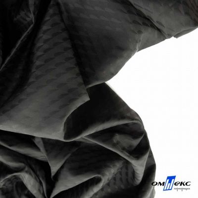 Ткань подкладочная Жаккард PV2416932, 93г/м2, 145 см,черный - купить в Гатчине. Цена 241.46 руб.