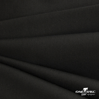 Костюмная ткань с вискозой "Диана", 260 гр/м2, шир.150см, цвет чёрный - купить в Гатчине. Цена 434.07 руб.