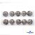 119-02 Кнопки пришивные декоративные металл 25 мм, цв.-никель - купить в Гатчине. Цена: 30.23 руб.