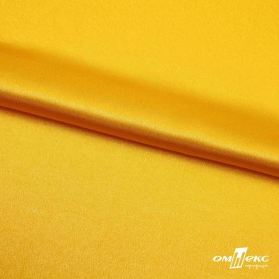 Поли креп-сатин 13-0859, 125 (+/-5) гр/м2, шир.150см, цвет жёлтый - купить в Гатчине. Цена 155.57 руб.