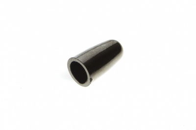 8100-Наконечник пластиковый под металл 15 мм-тем.никель - купить в Гатчине. Цена: 2.45 руб.