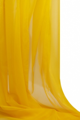 Портьерный капрон 13-0858, 47 гр/м2, шир.300см, цвет 21/жёлтый - купить в Гатчине. Цена 137.27 руб.