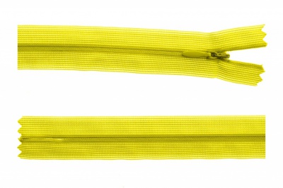Молния потайная Т3 131, 20 см, капрон, цвет жёлтый - купить в Гатчине. Цена: 5.12 руб.