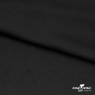 Ткань плательная Габриэль 100% полиэстер,140 (+/-10) гр/м2, шир. 150 см, цв. черный BLACK - купить в Гатчине. Цена 248.37 руб.