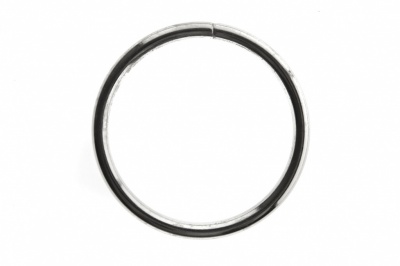 Кольцо металлическое №40 мм, цв.-никель - купить в Гатчине. Цена: 4.45 руб.
