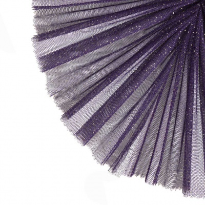 Сетка Глиттер, 24 г/м2, шир.145 см., пурпурный - купить в Гатчине. Цена 117.24 руб.