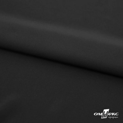 Плательная ткань "Невада", 120 гр/м2, шир.150 см, цвет чёрный - купить в Гатчине. Цена 254.22 руб.