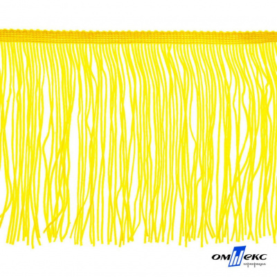 Бахрома для одежды (вискоза), шир.15 см, (упак.10 ярд), цв. 34 - жёлтый - купить в Гатчине. Цена: 617.40 руб.