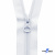 Спиральная молния Т5 501, 65 см, автомат, цвет белый - купить в Гатчине. Цена: 14.83 руб.