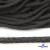 Шнур плетеный d-6 мм круглый, 70% хлопок 30% полиэстер, уп.90+/-1 м, цв.1088-т.серый - купить в Гатчине. Цена: 588 руб.