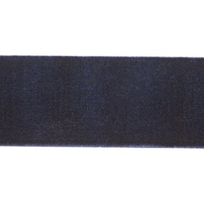 Лента бархатная нейлон, шир.25 мм, (упак. 45,7м), цв.180-т.синий - купить в Гатчине. Цена: 800.84 руб.