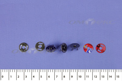 Кнопки магнитные МКМ-02, диам. 18 мм, чёрный никель - купить в Гатчине. Цена: 14.49 руб.