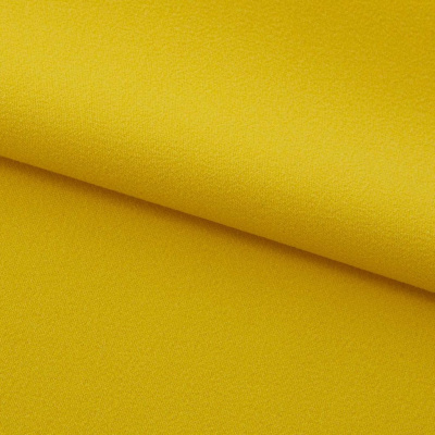 Креп стрейч Амузен 14-0756, 85 гр/м2, шир.150см, цвет жёлтый - купить в Гатчине. Цена 194.07 руб.