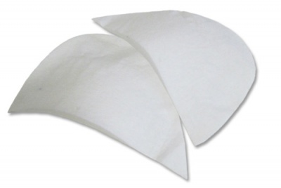 Плечевые накладки И-8 НЦ, составные, цвет белый - купить в Гатчине. Цена: 47.27 руб.