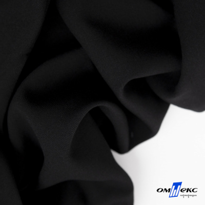 Ткань костюмная 80% P, 16% R, 4% S, 220 г/м2, шир.150 см, цв-черный 1 - купить в Гатчине. Цена 400.22 руб.
