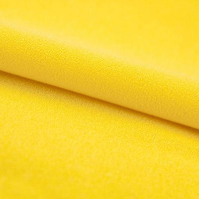 Креп стрейч Амузен 12-0752, 85 гр/м2, шир.150см, цвет жёлтый - купить в Гатчине. Цена 194.07 руб.