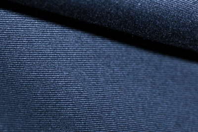 Ткань костюмная 8874/3, цвет темно-синий, 100% полиэфир - купить в Гатчине. Цена 433.60 руб.